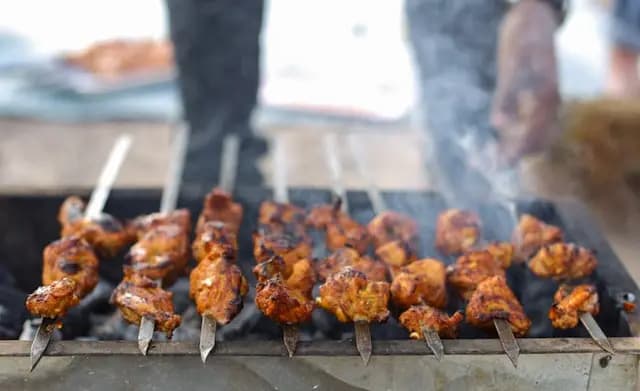 Charcoal Lamb Skewers (Kawap)